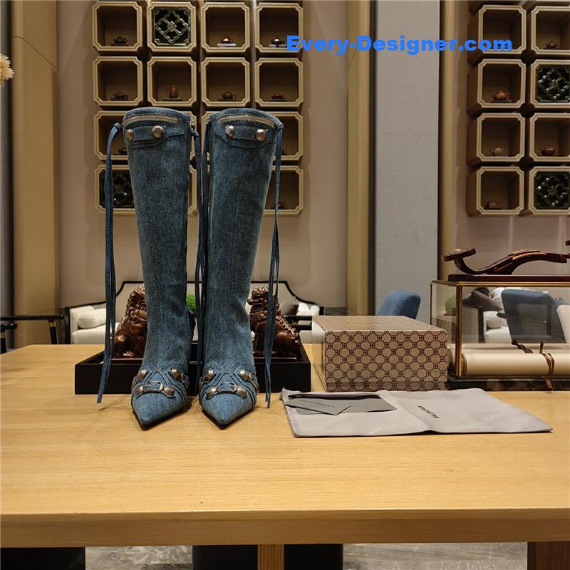 Ba1en*iaga metal stud le cagloe motorcycle boots