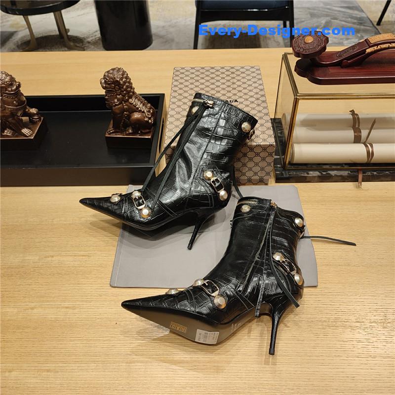 Ba1en*iaga metal stud le cagloe motorcycle boots
