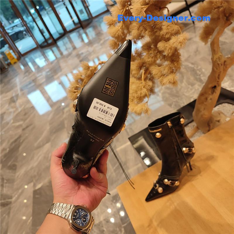 Ba1en*iaga metal stud le cagloe motorcycle boots