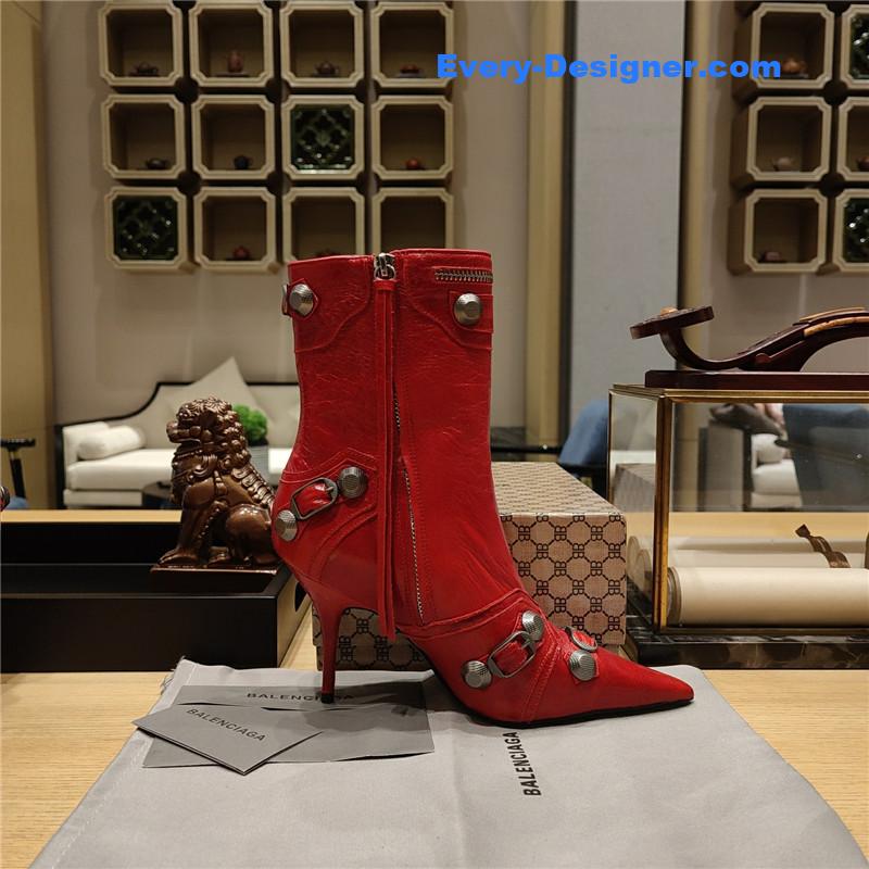 Ba1en*iaga metal stud le cagloe motorcycle boots