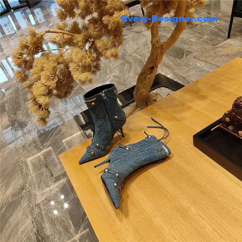 Ba1en*iaga metal stud le cagloe motorcycle boots