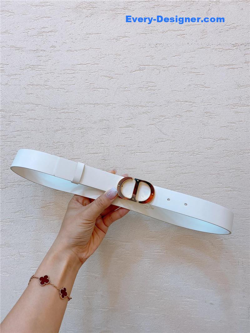 dior gold brass metal 30 Montaigne *CD* belt