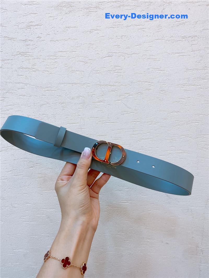 dior gold brass metal 30 Montaigne *CD* belt