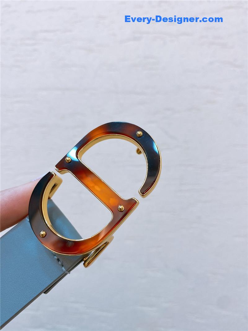 dior gold brass metal 30 Montaigne *CD* belt