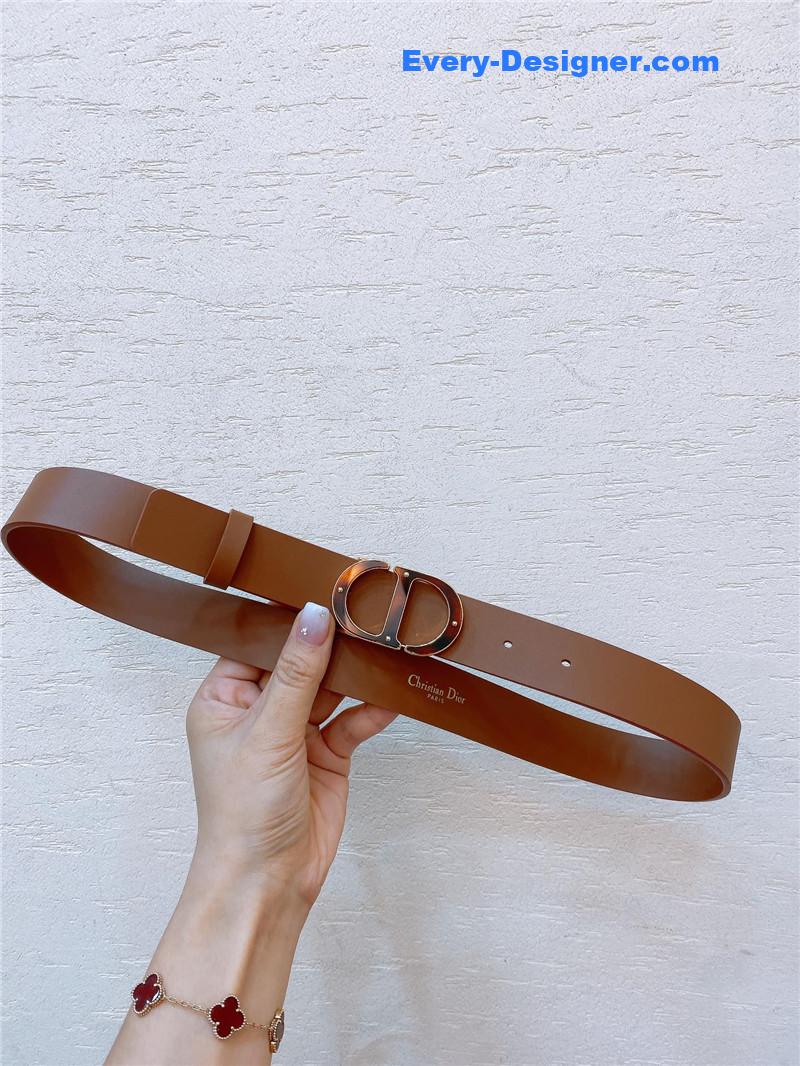 dior gold brass metal 30 Montaigne *CD* belt