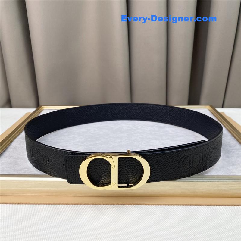 Dior pure copper hardware 3.8CM wide belt