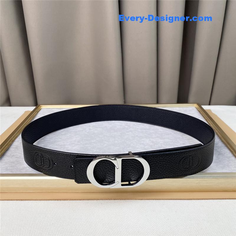 Dior pure copper hardware 3.8CM wide belt
