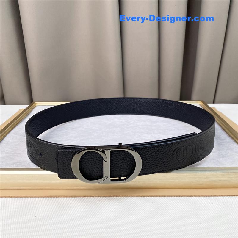 Dior pure copper hardware 3.8CM wide belt