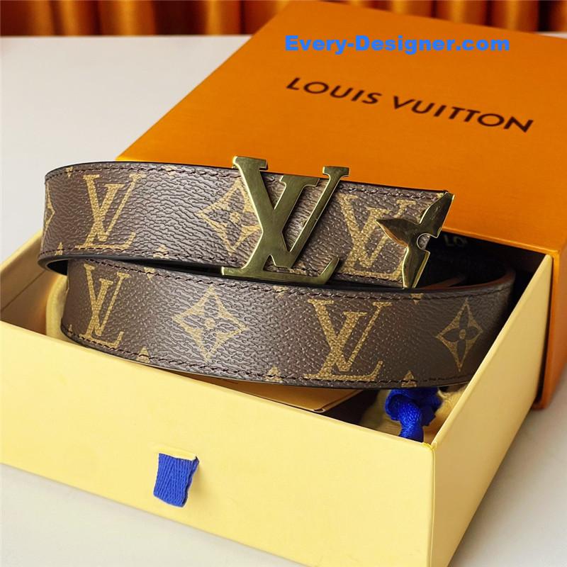 l0vis Vvtt0n lv double-sided first-layer cowhide belt