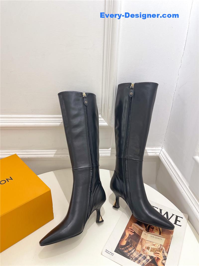 l0vis Vvtt0n lv small square toe metal heel boots