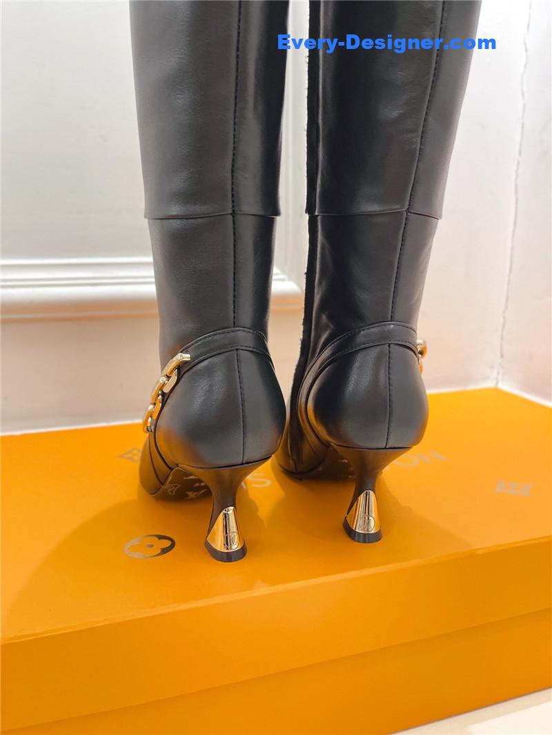 l0vis Vvtt0n lv small square toe metal heel boots