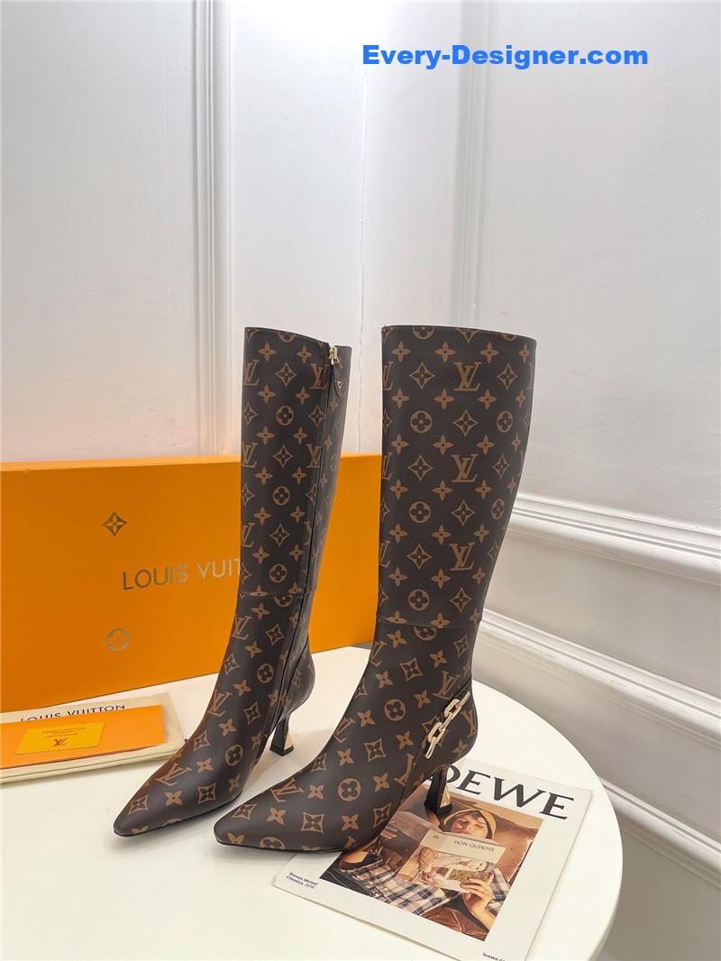 l0vis Vvtt0n lv small square toe metal heel boots