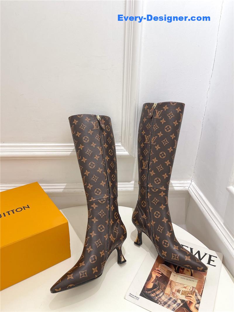 l0vis Vvtt0n lv small square toe metal heel boots