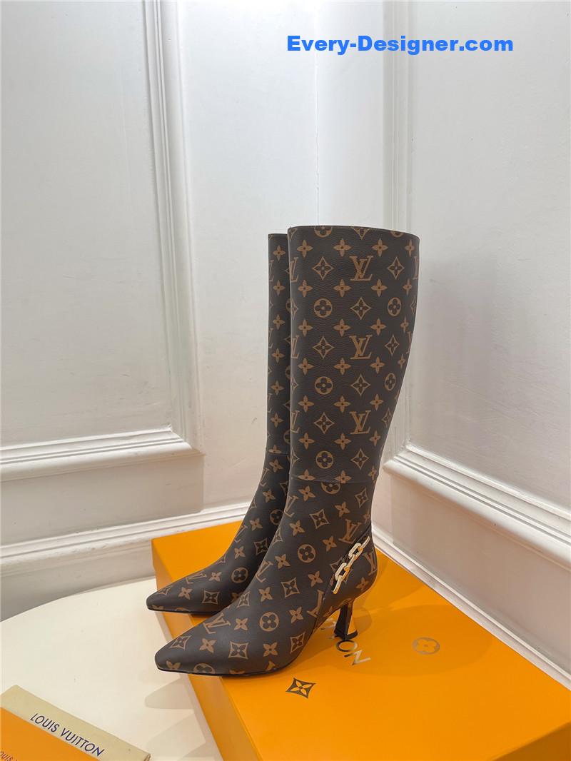 l0vis Vvtt0n lv small square toe metal heel boots