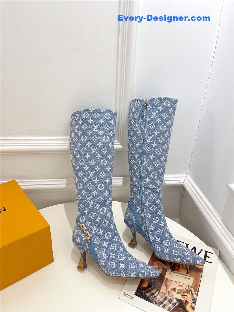 l0vis Vvtt0n lv small square toe metal heel boots