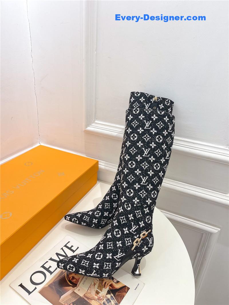 l0vis Vvtt0n lv small square toe metal heel boots