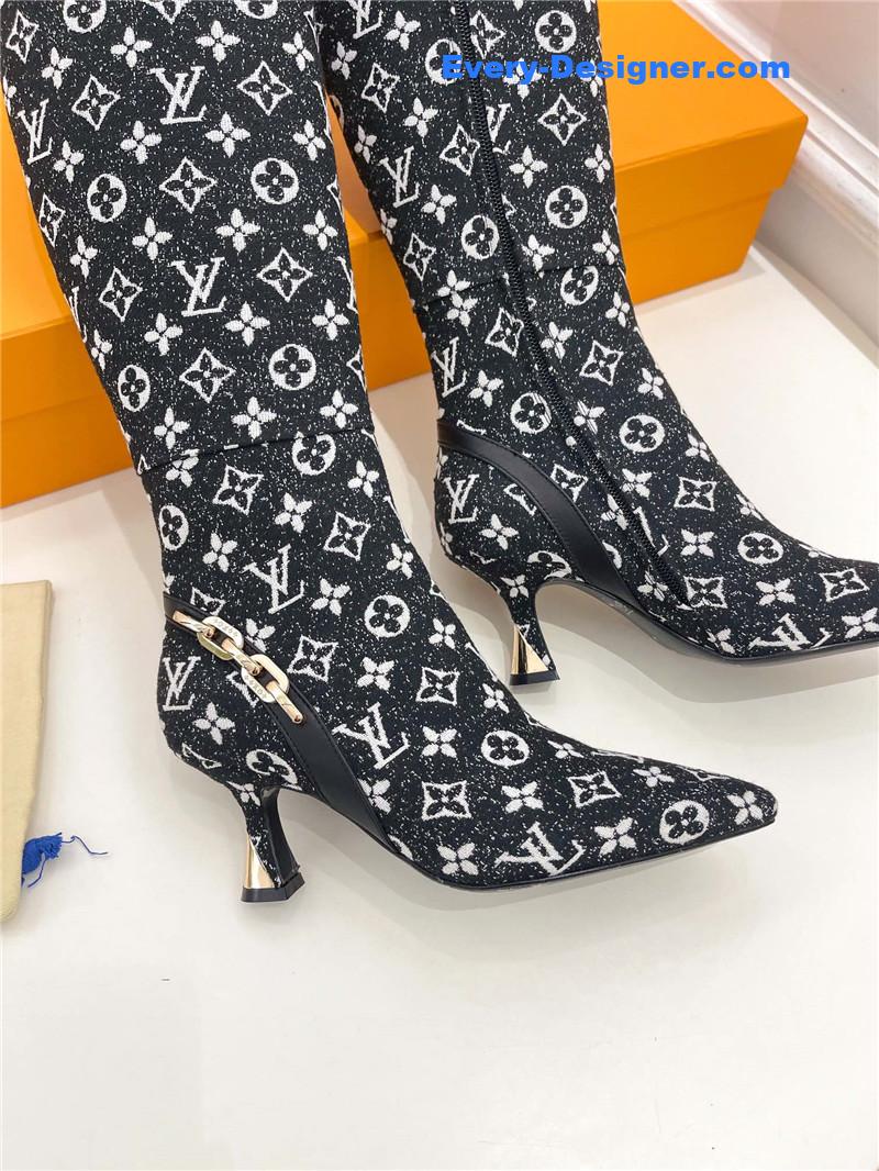 l0vis Vvtt0n lv small square toe metal heel boots