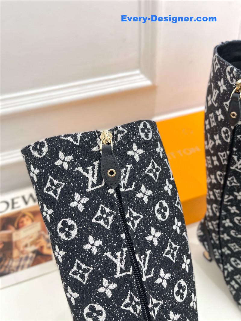 l0vis Vvtt0n lv small square toe metal heel boots