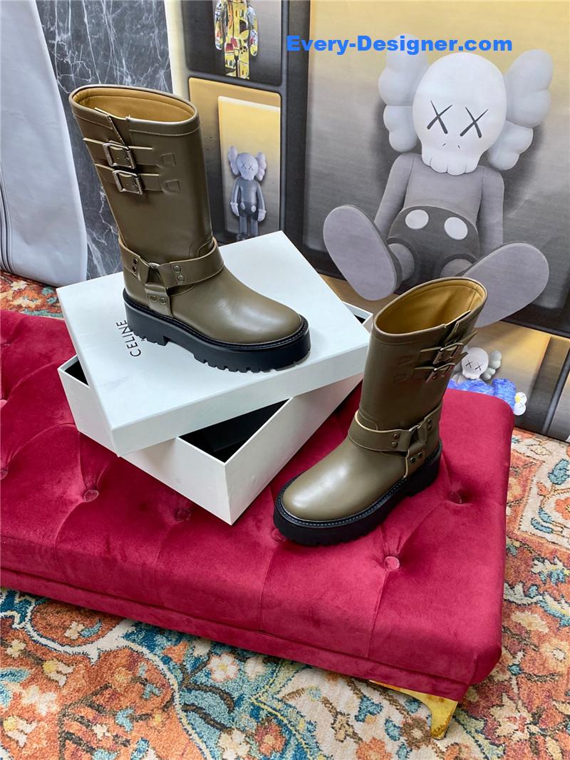 Ce1i*e catwalk new thick-soled knight boots