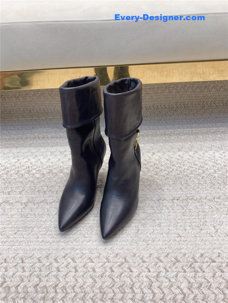 YSL autumn and winter monogram short boots
