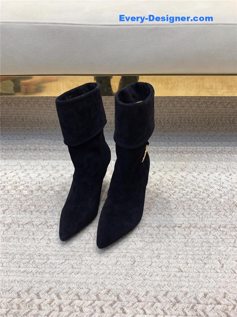 YSL autumn and winter monogram short boots