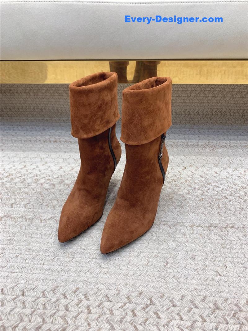 YSL autumn and winter monogram short boots