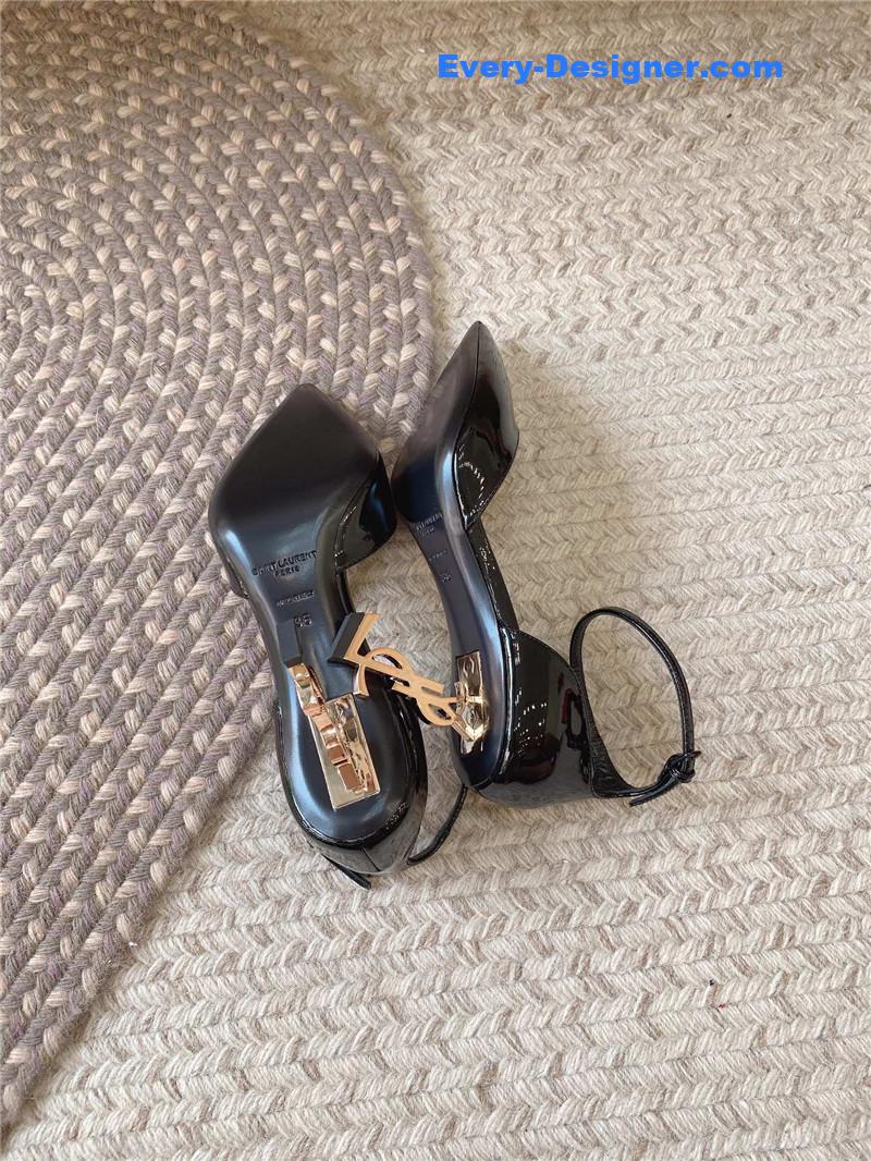 Y51 logo and hollow high heels