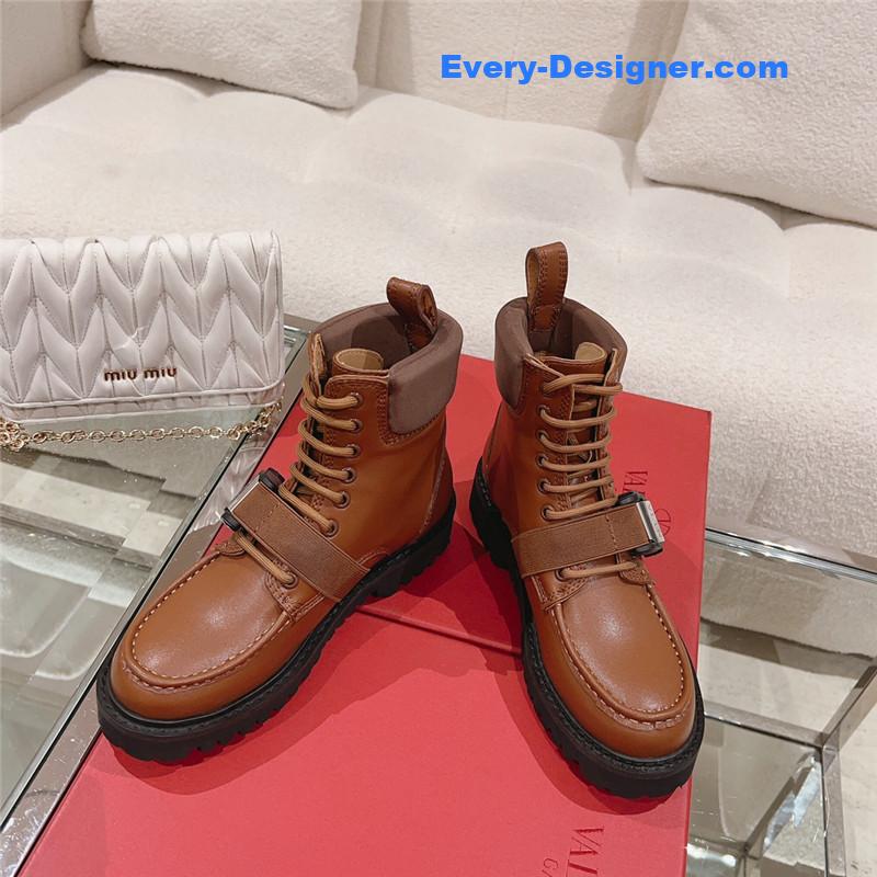 Va1e*ntin0 lace-up martin boots