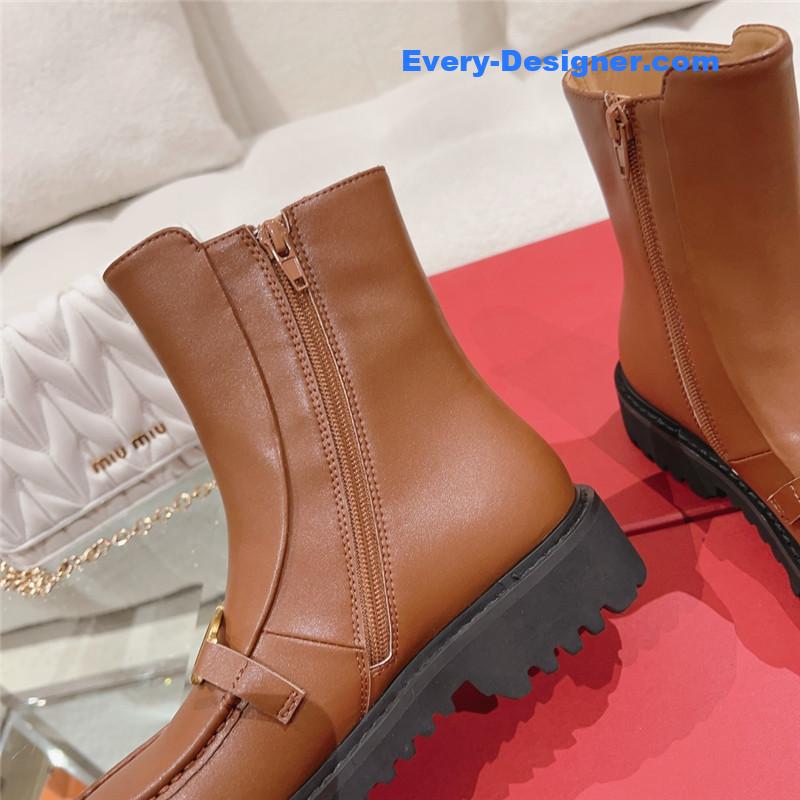 Va1e*ntin0 v buckle side pull boots