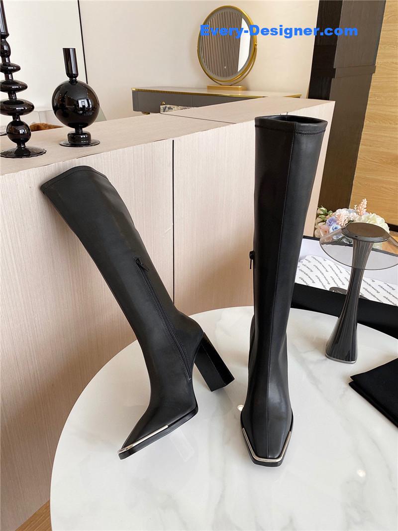 A1exa*der wang stretch leather boots