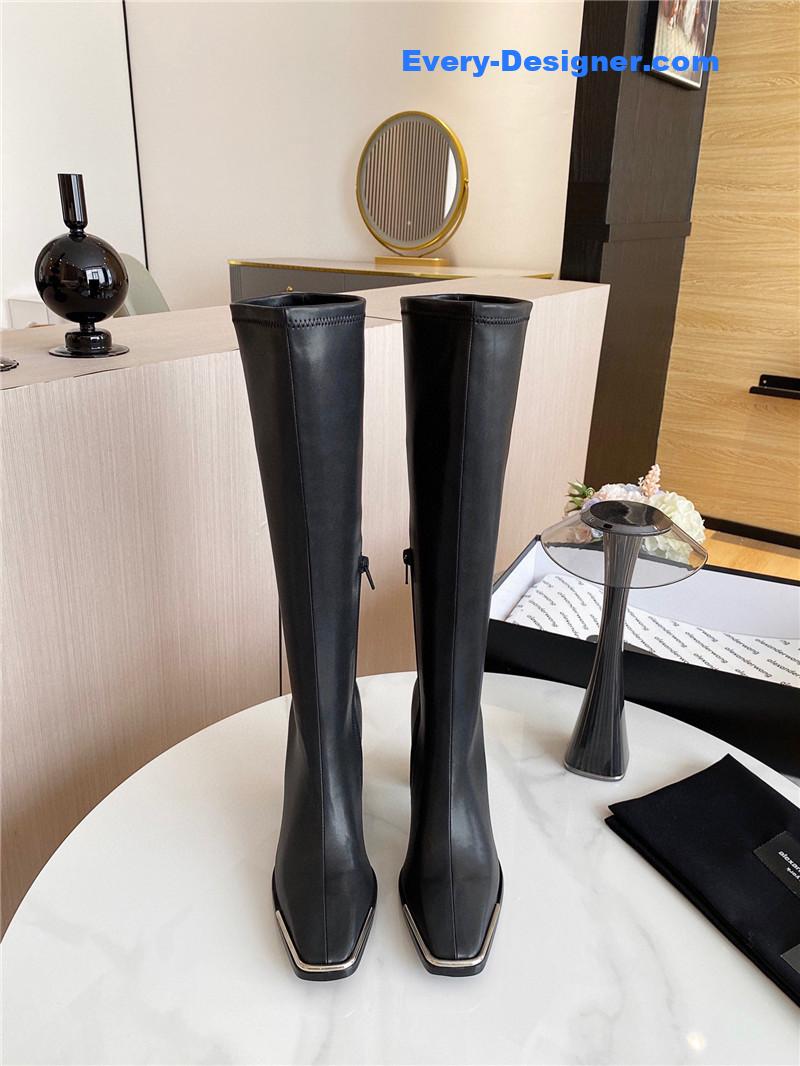 A1exa*der wang stretch leather boots