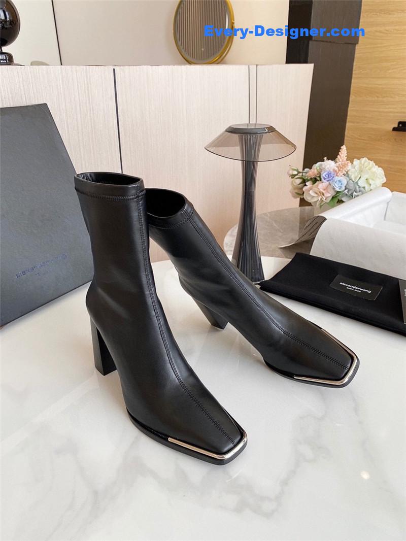 A1exa*der wang stretch leather boots