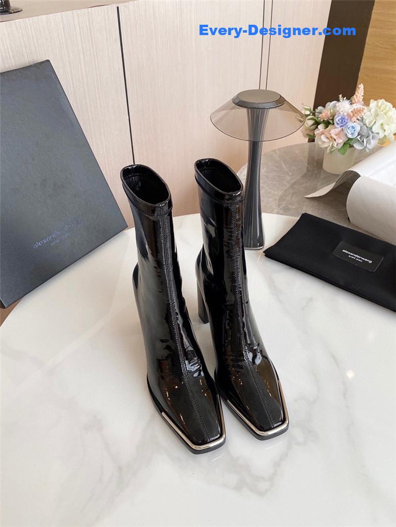 alexander wang stretch leather boots
