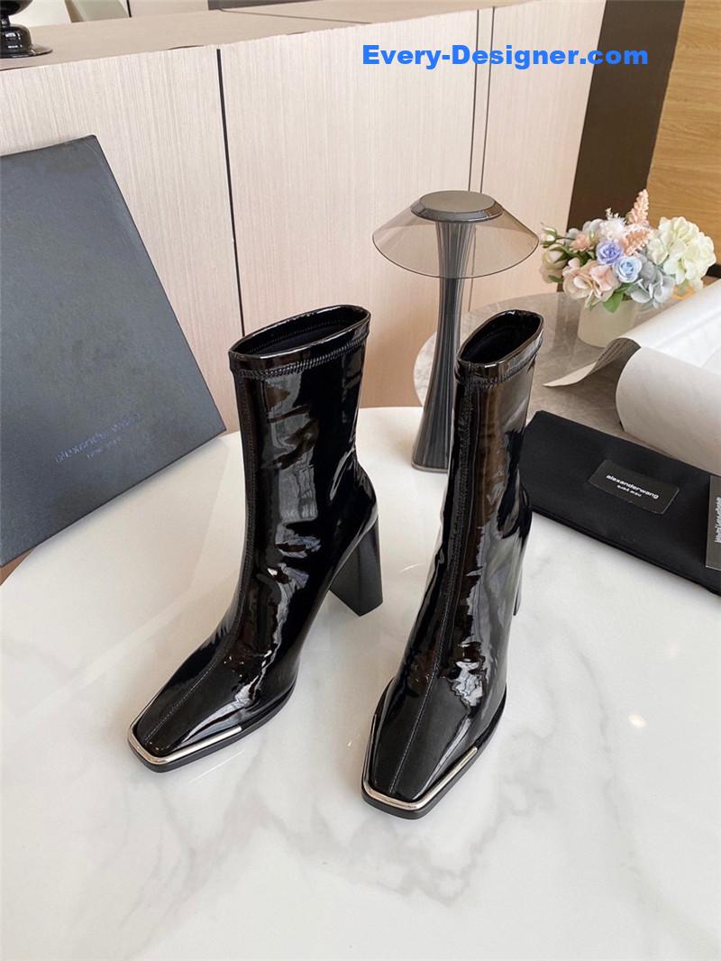 A1exa*der wang stretch leather boots