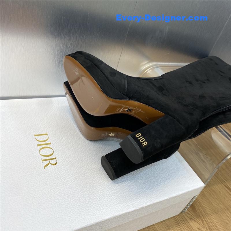 D10r cd letter logo hardware buckle motorcycle boots