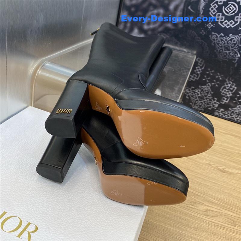 D10r cd letter logo hardware buckle motorcycle boots