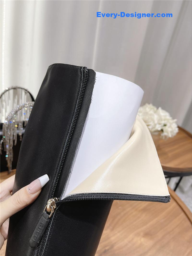 Gucci double G buckle boots