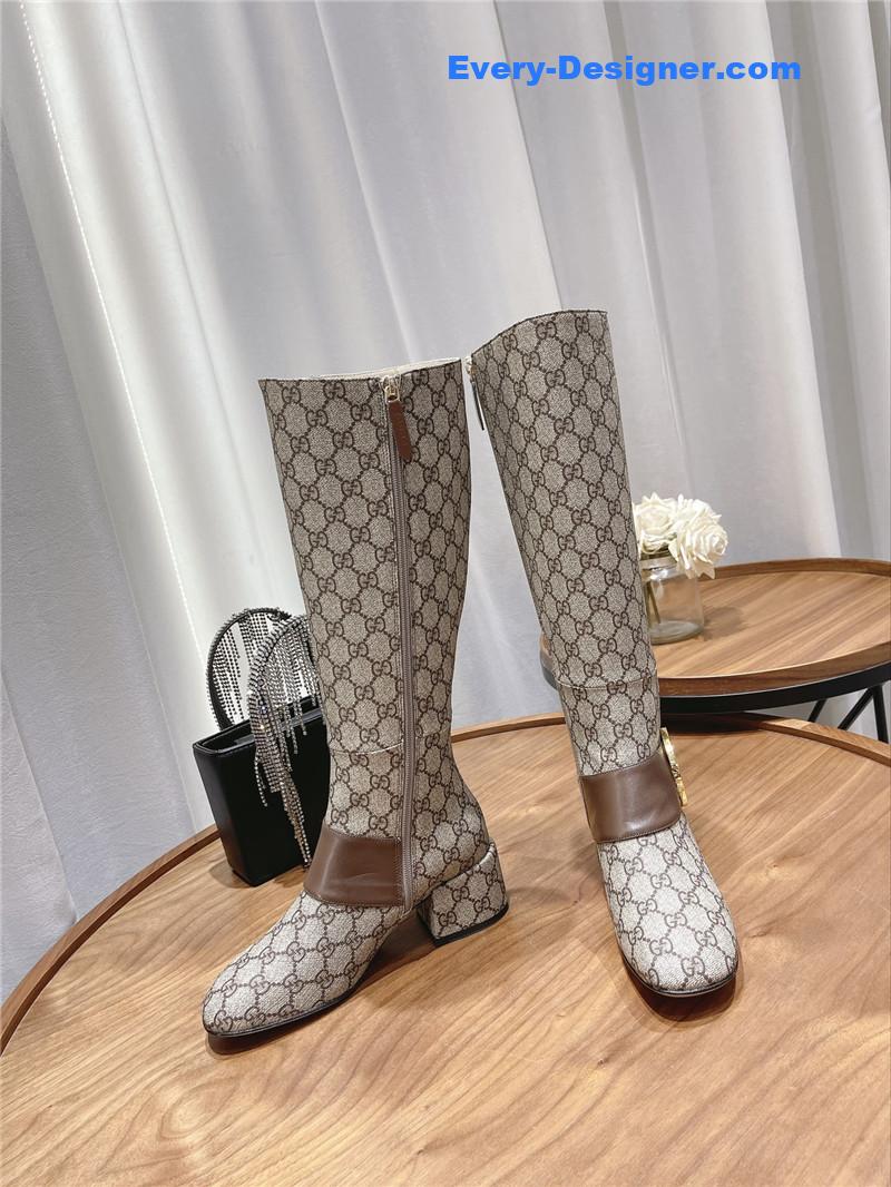 Gvc*1 double g buckle boots