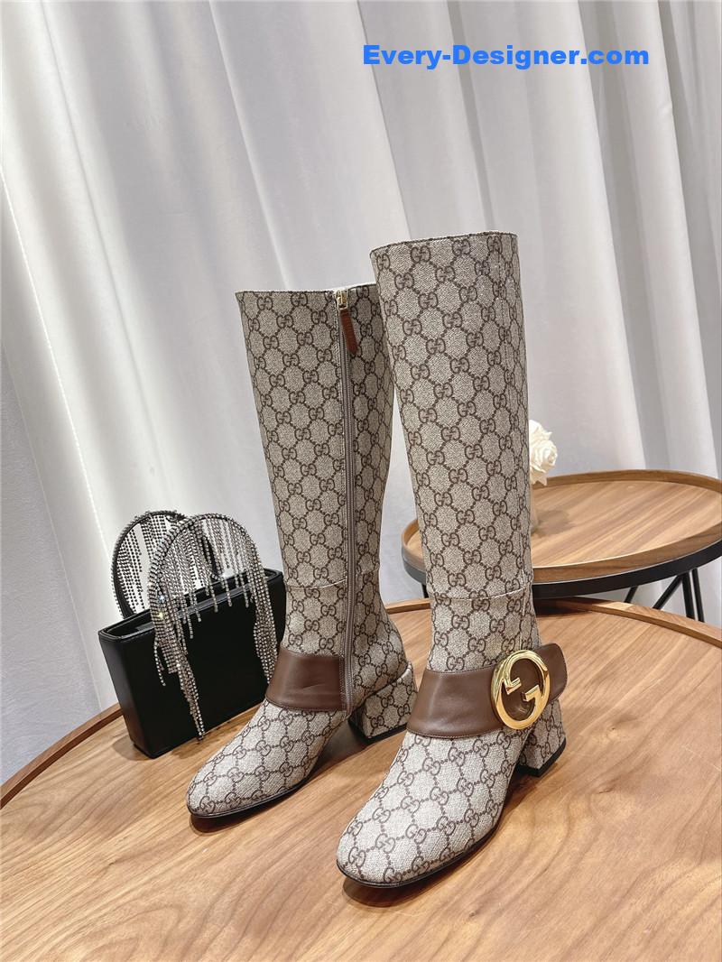 Gvc*1 double g buckle boots