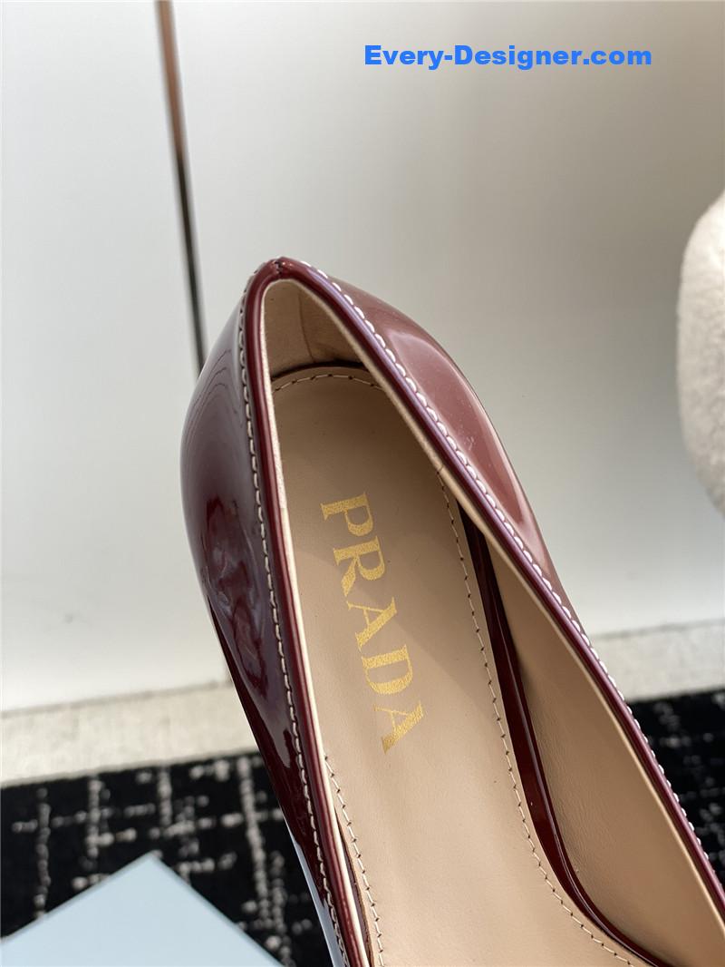 Pra*a autumn and winter classic color matching shoes