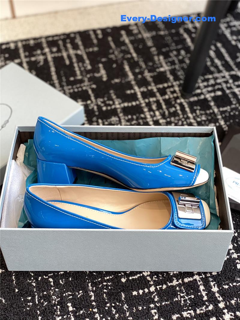 Pra*a autumn and winter classic color matching shoes