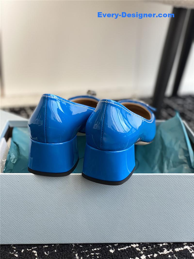 Pra*a autumn and winter classic color matching shoes