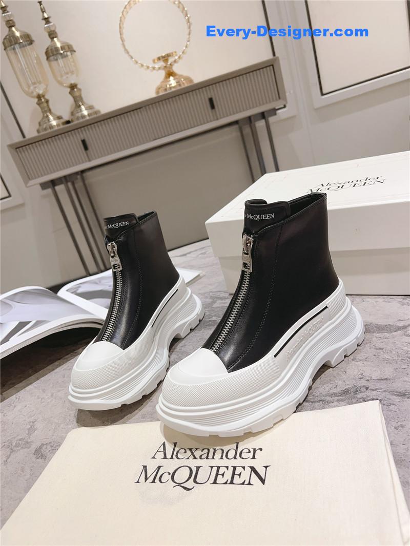 a1exa*der Mcqv*en front zip booties