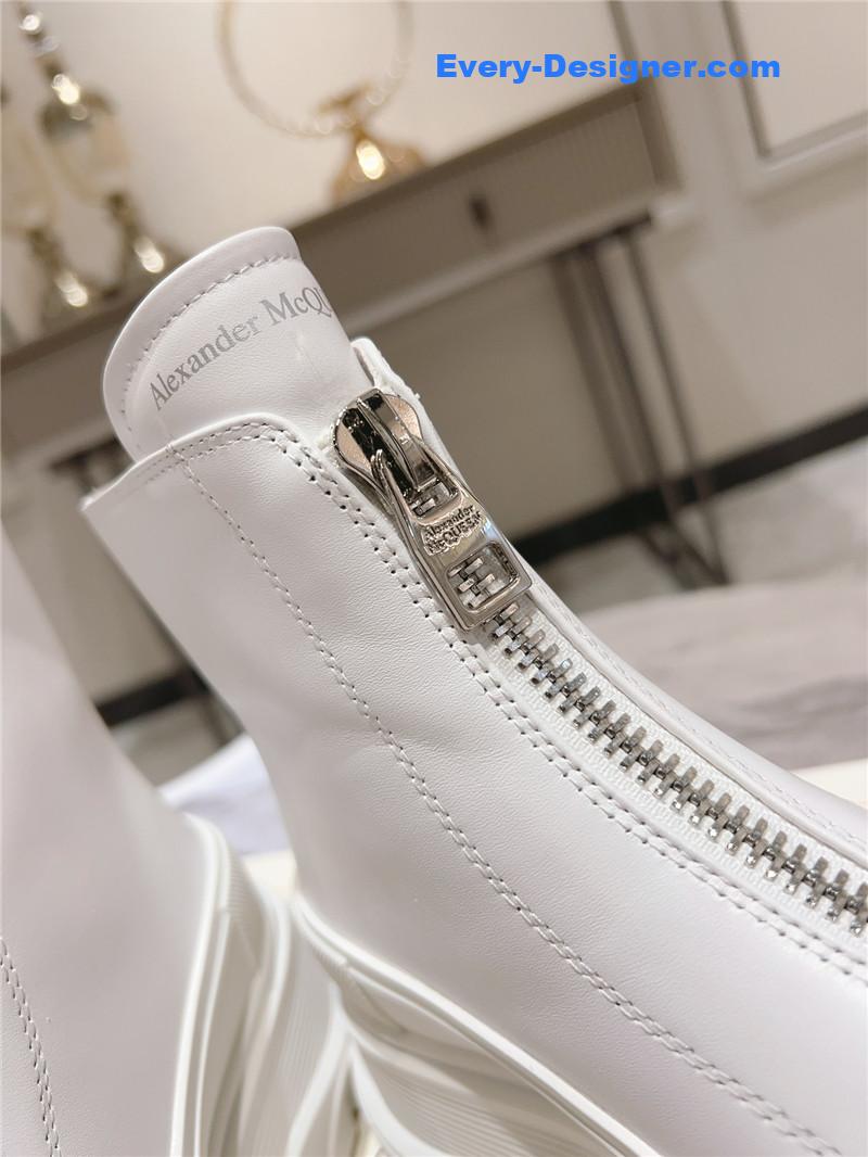 a1exa*der Mcqv*en front zip booties