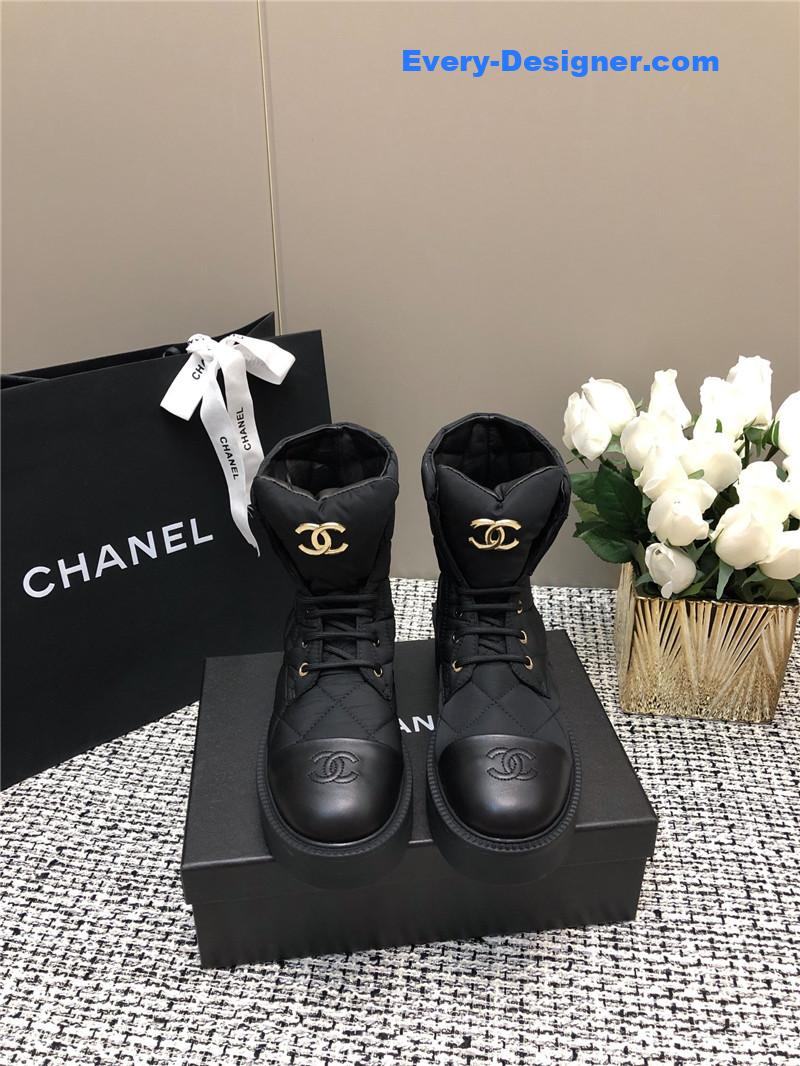 CC new diamond thick-soled short boots