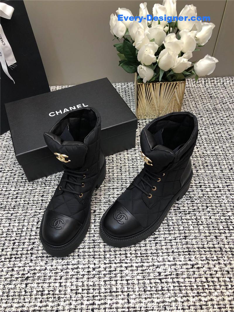 CC new diamond thick-soled short boots
