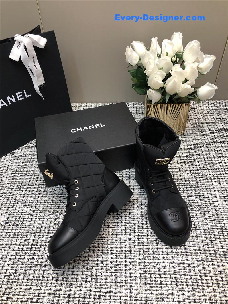 CC new diamond thick-soled short boots