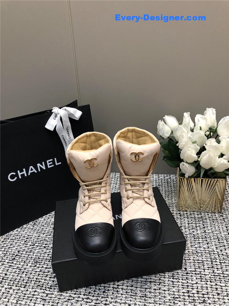 CC new diamond thick-soled short boots