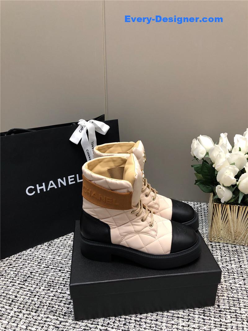 CC new diamond thick-soled short boots