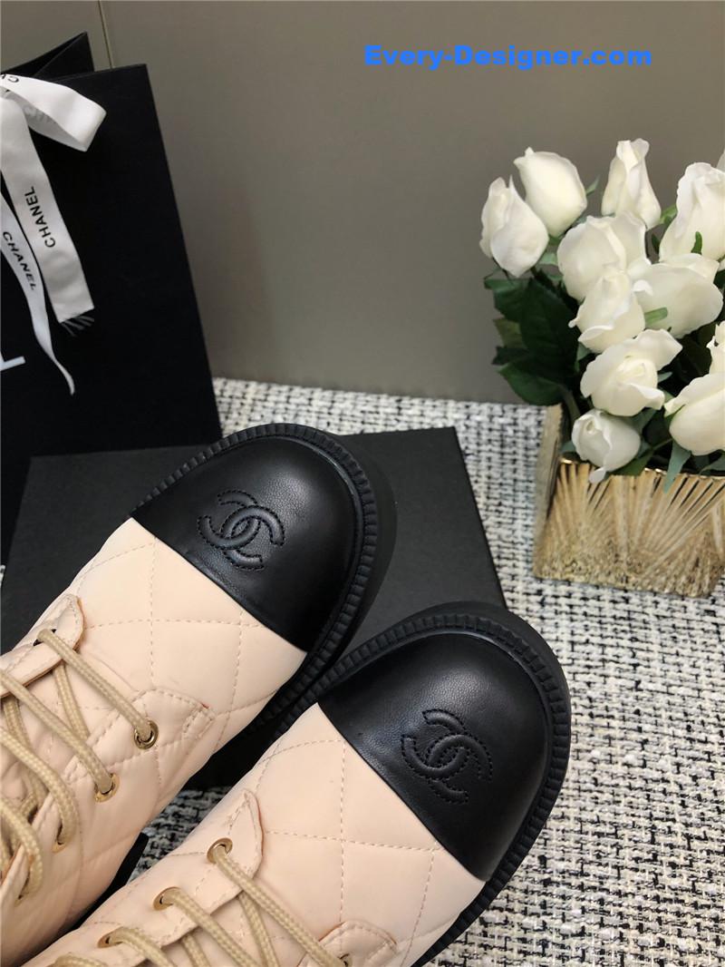 CC new diamond thick-soled short boots